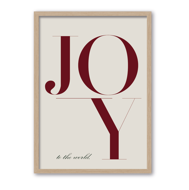 JOY to the world Weihnachtsbild zum digitalen Download Weihnachtsmotiv